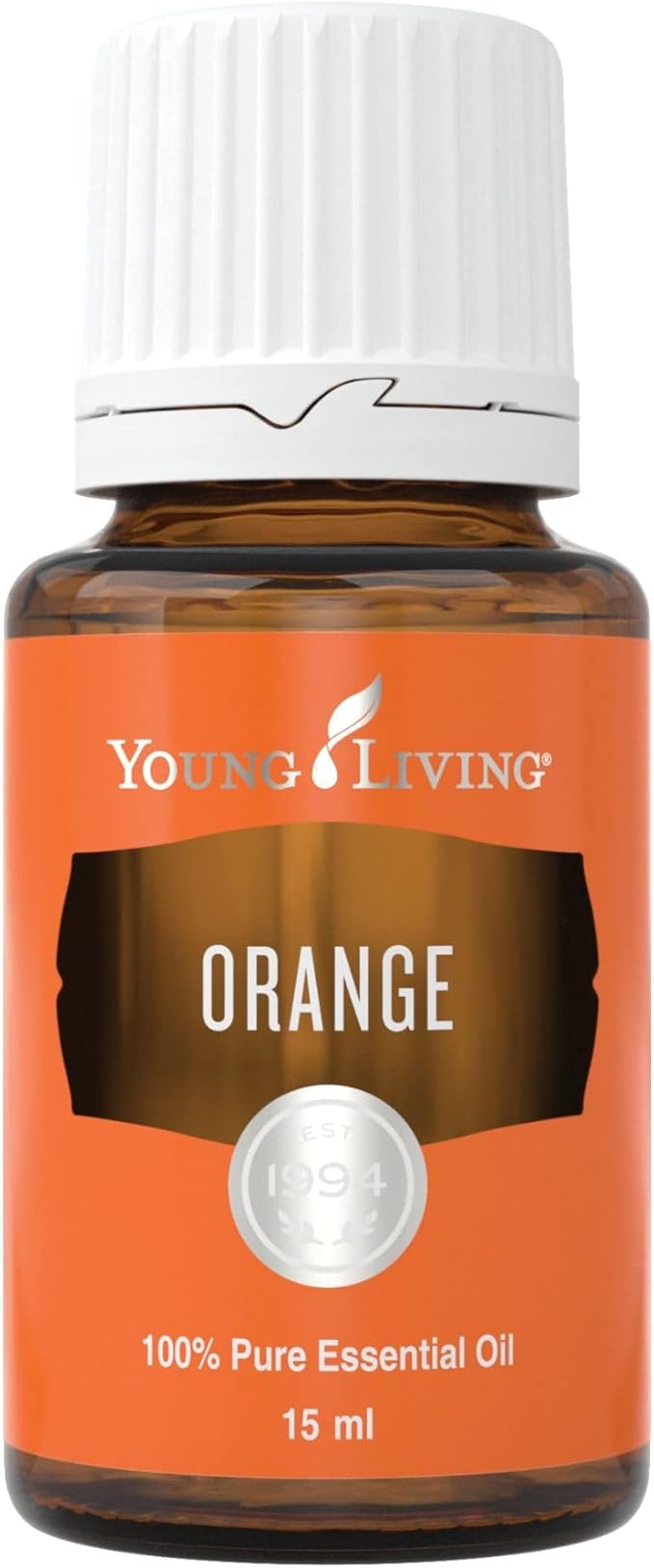 Young Living Orange Essential Oil, 15 ml – Bright Citrus Aroma for Diffuser, Topical Use & DIY Blends | Fresh, Uplifting Scent | Carefully Crafted with Seed to Seal Commitment
