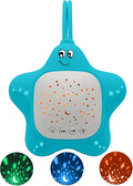 White Noise Machine for Baby with Star Projector | Sleep Aid Music for Nursery & Travel | Portable Sound Machine Lullabies for Infants, Toddlers, Kids