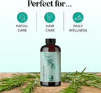Pure Rosemary Essential Oil Bulk Size - Undiluted Rosemary Oil for Hair Skin and Nails and Refreshing Aromatherapy Oil for Diffusers - Cleansing Essential Oil for Dry Scalp Care 8oz