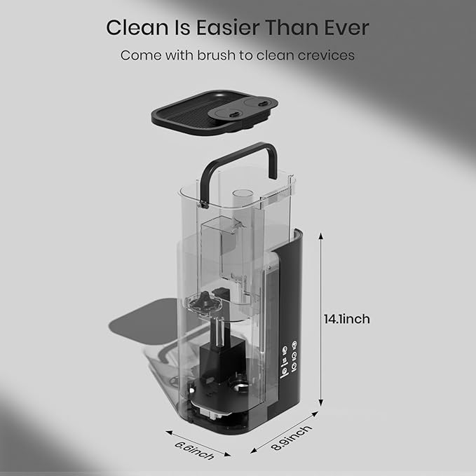 OGACFO 5L Cool Mist Humidifiers for Bedroom Large Room, Top Fill Ultrasonic Smart Air Humidifier for Baby & Plants with Essential Oil Diffuser, 50H Runtime 28 dB Quiet Baby Humidifier