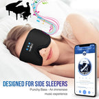 MUSICOZY Sleep Headphones Bluetooth 5.4 Headband Breathable 3D Sleeping Headphones, Wireless Eye Mask Sleep Earbuds for Side Sleepers Women Office Air Travel Cool Tech Gadgets Unique Gifts, Pack of 2