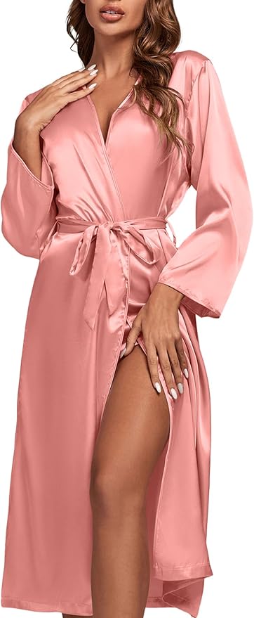 OPOIPIN Women's 3 Piece Pajama Set Sexy Cami Top and Shorts with Robe Sleepwear Loungewear Set