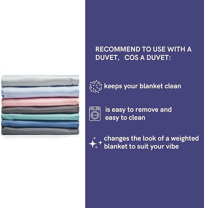 YnM Cooling Weighted Blanket for Adults, 25lbs Heavy Bed Throw Comforter with 100% PE Fabric, Ideal for Hot Sleepers or Summer Days(60x80 Inches for Queen/King Bed, 25 Pounds, Green)