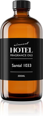 AirScent Santal Diffuser Oil No. 1033 - Santal-33 Inspired Perfume Dupe - Cardomom Sandalwood Iris - Fragrance Oil Blend for Ultrasonic and Waterless Diffusers and Crafting - 500 mL, 16.9 fl oz