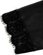 WDIRARA Women' Silk Satin Pajamas Set 4pcs Lingerie Floral Lace Cami Sleepwear with Robe