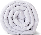 TONGDADA California King Size Weighted Blanket | 90''x108'',20lbs | Perfect for Couples | Premium Cotton Material with Glass Beads | White