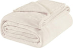BEDELITE Fleece Blanket Beige Throw Blankets for Couch & Bed, Luxury Plush Cozy Fuzzy Blanket 50" x 60", Super Soft Warm Lightweight Throw Blanket for Travel Camping