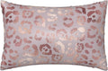 1 Pack Satin Pillowcase for Hair and Skin Abstract Rose Gold Leopard Imitation Silk Pillowcase with Hidden Zipper Soft Breathable Smooth Cooling Pillow Cover Queen Size for Bedroom Sofa 20”x30”
