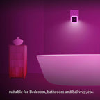 [Pack of 2] Pink LED Night Lights, Plug into Wall Lights with Light Sensor