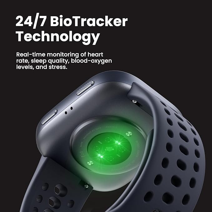 Amazfit Bip 6 Smart Watch 46mm, 14 Day Battery, 1.97" AMOLED Display, GPS & Free Maps, AI, Bluetooth Call & Text, Health, Fitness & Sleep Tracker, 140+ Workout Modes, 5 ATM Water-Resistance, Blush