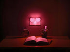 Night Lights Plug into Wall - Heart LED Night Light for Kids, Cute Nightlight Plug in with Auto On/Off Dusk to Dawn Sensor, Soft Warm Lamp for Bedroom, Nursery, Living Room, Bathroom, Hallway, Pink