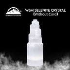 WBM Selenite Crystal Skyscraper Tower 15cm Long, Natural Healing & Calming Effects, Moroccan Crystal Without Cord for Home Decor 3-5 Lbs