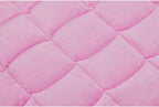 TONGDADA Weighted Lap Blanket 7lbs for Adult,Perfect for Relaxation, Lounging, Napping, Sleeping & Travel,Luxury Minky Weighted Body Blanket,Weighted Throw Blanket-Pink Minky, 29" x 24"
