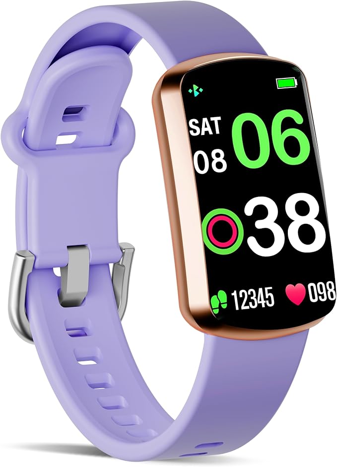 Health Fitness Tracker, Smart Watch with 24/7 Heart Rate, Activity Tracker with Blood Pressure and Blood Oxy-gen Monitor, 120 Sport Mode Waterproof Sleep Tracker for Women Men