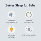 Yogasleep Hushh & Crush Resistant Travel Case, (2 Piece Set) Portable White Noise Sound Machine for Baby, 3 Soothing Natural Sounds, Noise Canceling for Sleep Aid, Office Privacy, & Meditation