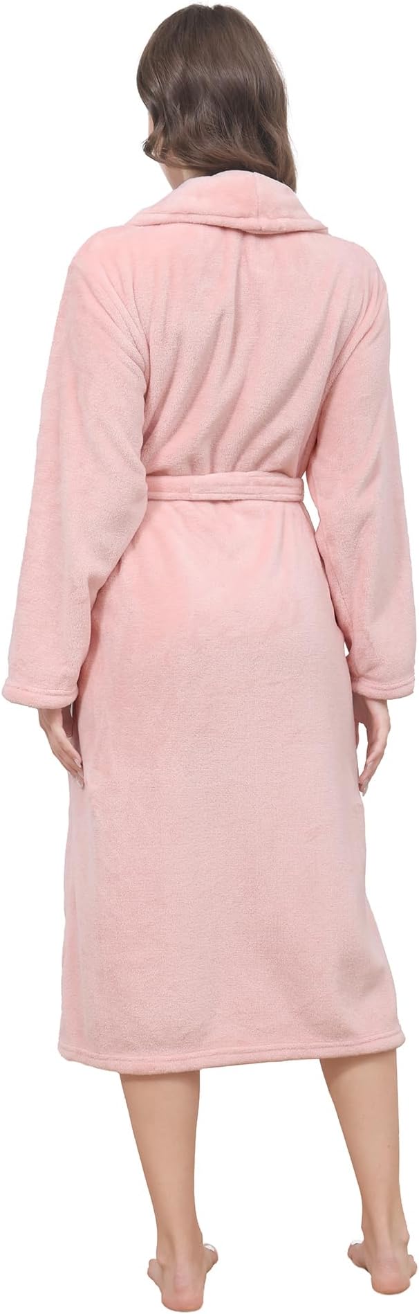 Plush Soft Robes for Women, Premium Fleece Womens Robe Cozy Warm Bathrobe