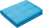 TONGDADA Kids Weighted Blanket | 40''x60'',10lbs | for Child Between 80-125 lbs | Premium Cotton Material with Glass Beads | Teal