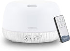 SEEDSEEL 300ML Essential Oil Diffuser with Remote Control, Aromatherapy Diffuser with 7-Color Changing LED Light for Bedroom, Home