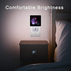 Butterfly Night Light,Fantasy Butterflies Fairy Plug in Night Lights 0.5W Sleep Friendly for Boys Girls Led Night Light Dusk to Dawn Sensor Nightlight for Stairway/Hallway/Bedroom