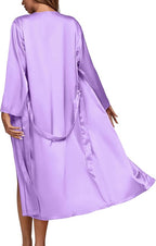 OPOIPIN Women's 3 Piece Pajama Set Sexy Cami Top and Shorts with Robe Sleepwear Loungewear Set