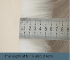Faux Fur Round Area Rug Soft Fuzzy Carpet Fluffy Plush Mat Home Floor Decoration for Bedroom Living Room Bedside White 51.1inch