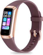 Fitness Tracker with 24/7 Heart Rate, Blood Oxygen Blood Pressure Sleep Monitor, Activity Trackers 5 ATM Waterproof,Step Calorie Counter Pedometer Health Smart Watch for Women Men