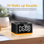 3-in-1 Sound Machine White Noise Machine Dual Alarms 12 Color Night Lights 30 Soothing Sounds 15 Wake Up Sounds 32 Volume for Baby Adults Kids Sleep Timer Memory Function Backup Battery Alarm Clock