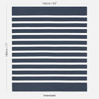 SummerSand Microfiber Beach Towel XXL Oversized (71 x 63 in) - Quick Dry, Sand Free - Compact and Lightweight for Travel - Recycled Materials - Extra Large Beach Blanket – Deep Blue