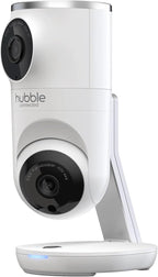 Hubble Connected Dual Vision Smart HD Baby Monitor with 2 Cameras, WiFi Baby Monitor with App and Screen, Remote Pan Tilt Zoom, 2-Way Talk, AI Motion Tracking, Night Vision, Room Temperature Sensor