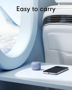 FLOWTUNE Sound Machine Flowtune White Noise Machine for Baby Adults, Mini Portable Sound Machine for Travel, 6H Timer, 18 Soothing Sleep Sounds Gift (Purple)