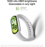 XIAOMI Mi Smart Band 10 (2025) Global Version - 1.72" AMOLED Display | 21 Days Battery Life | Touchscreen, Multi-Sport Tracker, Activity Tracker, Heart Rate Monitor | BT5.4 - (Glacier Silver)