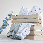 Ely's & Co. Adjustable Swaddles for Newborn, Baby Swaddles 0-3 Months, Swaddle Sack for Baby Girl/Boy, 2 Pack (Grey Star)