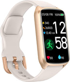 Amzhero Health Fitness Tracker with 24/7 Heart Rate, Blood Oxygen, Blood Pressure, Sleep Tracker, 5ATM Waterproof Activity Trackers with Step Tracker, Pedometer (S & L Bands Included)