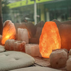 Himalayan Pink Salt Lamp with On/Off Switch – Natural Crystal Salt Rock Lamp, Hand Carved Himalayan Salt Lamp with Wooden Base, Night Light for Bedroom, Home Decor & Relaxation, lampara de sal