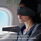 Joythink Sleep Headphones Sleep Mask Kids Children Wireless Music Eye Mask Sleeping Headphones Headband for Side Sleepers Silk Sleep Mask with Wireless Headphones Ultra-Thin Stereo Speakers