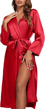 OPOIPIN Women's 3 Piece Pajama Set Sexy Cami Top and Shorts with Robe Sleepwear Loungewear Set