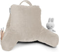 Clara Clark Reading Pillow for Kids & Teens with Shredded Memory Foam, Backrest Pillows for Reading, Watching, and Gaming, Use on The Couch, Bed, or Floor, Adjustable Support, Washable Cover Linen