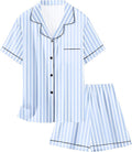 Girls & Womens Satin Pajamas Set, Silk Button-Down Sleepwear 2 Piece Nightwear, 3 Years - Women XXL