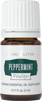 Young Living Essential Oil Blend | Refreshing & Soothing Aroma | 100% Pure Essential Oil for Home, Work, & Personal Use | Peppermint Vitality | 5 ml