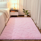 Softlife Light Pink 8x10 Area Rug for Living Room, Fluffy Shag Plush Rugs for Bedroom Girls, Shaggy Soft Fuzzy Kids Large Carpet for Dorm Bedside Ultra Cozy Non-Slip Indoor Decor