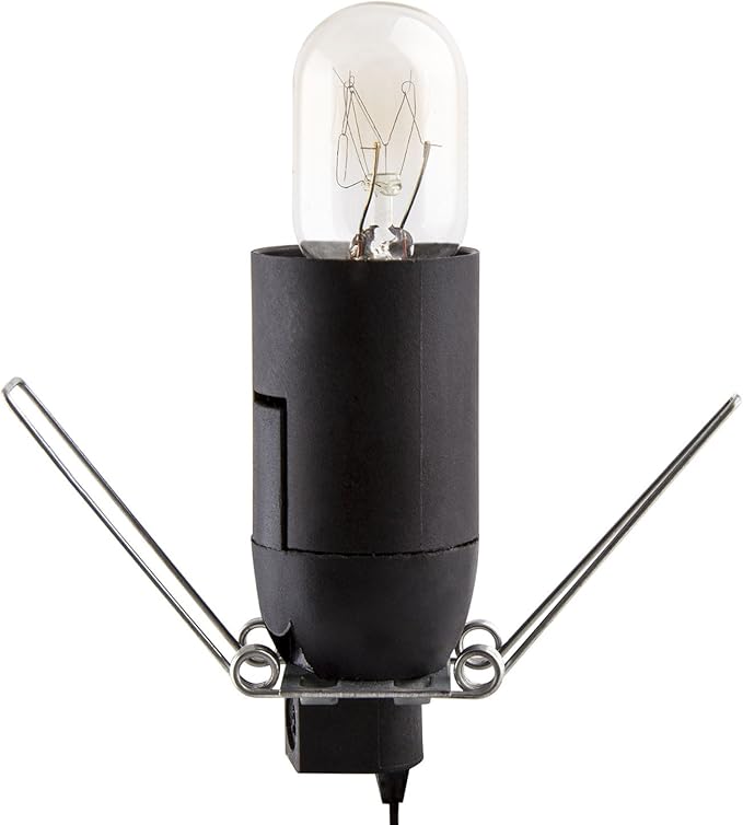 Himalayan Pink Salt Lamp Basket & Dimmer Cord Bulb
