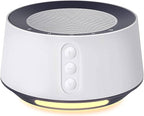 White Noise Sound Machine, Adjustable Baby Night Light for Sleeping,14 High Fidelity Sleep Machine Soundtracks,Timer and Memory Feature (White with Power Adapter)