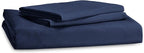 Bedsure Duvet Cover King Size - Soft Double Brushed Bedding Set for Kids & Adults, Zipper Closure, 3 Pieces, Includes 1 Duvet Cover (104"x90") & 2 Pillow Shams, NO Comforter, Navy Blue