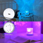 Vcwtty Northern Lights Projector, 16 Colors Ocean Wave Light Projector, Water Ripple Ambient Night Light with Remote, Touch Control Aurora Projector for Bedroom,Room Decor,Kids Room