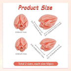 100Pcs 9mm 11mm Pikake Flower Beads Carved Coral Beads Summer Pink Jasmine Small Artificial Floral Dyed Synthetic Coral Smooth Loose Spacers Findings for Jewelry Making Bracelet Necklace DIY