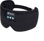 Sleep Headphones, Update Wireless 3D Eye Mask with Ultra-Thin HD Stereo Speakers for Side Sleepers, Air Travel, Meditation and Relaxation Black
