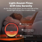 Dekala Arches Sunrise Alarm Clock Sunset White Noise Sound Machine Sleep Timer Loud Alarm Clock for Heavy Sleepers Natural Sound Wake-Up Light 15W Wireless Charging Customizable Snooze 5G WiFi App