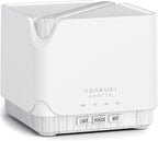 ASAKUKI Essential Oil Diffuser for Home, Large 700 ml Humidifier with Automatic Shut-Off, Quiet Aromatherapy Diffuser with 7 LED Lights for Living Room, Kitchen, Bedroom, Hotel - White