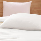WRENSONGE Twin/Twin XL Comforter Set for Girls Boys Teens, 1 White Comforter & 1 Pillow Sham, Soft Lightweight Kids Comforter Sets for All Seasons Dorm Bedding