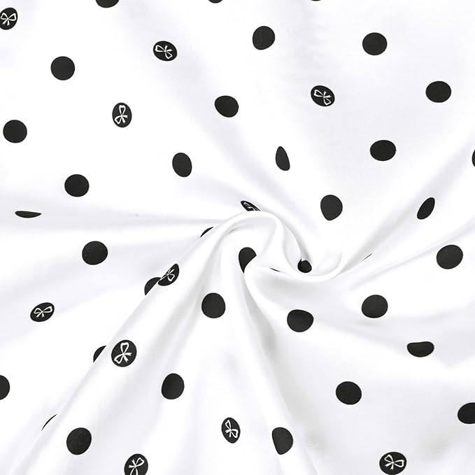 QPANCY Kids Satin Pajamas Sets Baby Boy Girl Button-Down Silk Sleepwear 2 Piece Short Sleeve Loungewear Clothes Set